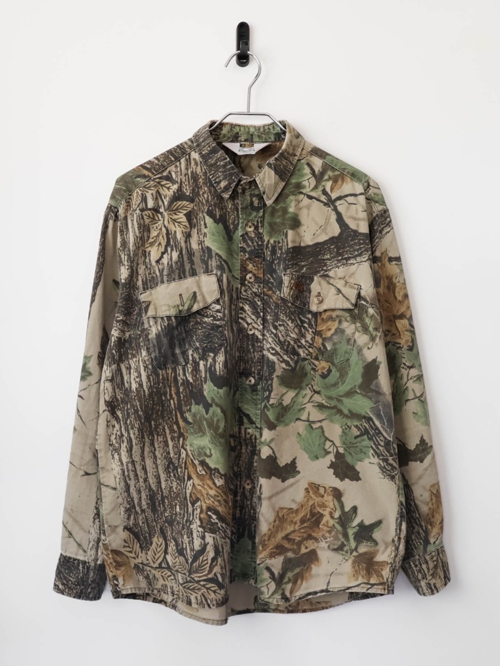 Amazing True Vintage Y2K American Tradition Camo Button Down Shirt